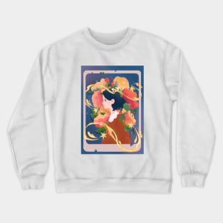 the dreaming girl Crewneck Sweatshirt